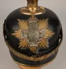 Saxon Field Artillery Reserve Officer Pickelhaube - with Case Visuel 5